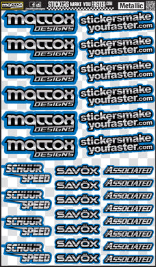 METALLIC Sponsor Logo Sheets