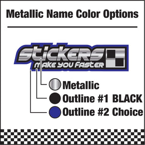 METALLIC Sponsor Logo Sheets