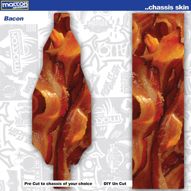 Bacon Chassis skin. Custom Chassis skin for rc cars. Stickers Make you faster. Tekno Chassis skins